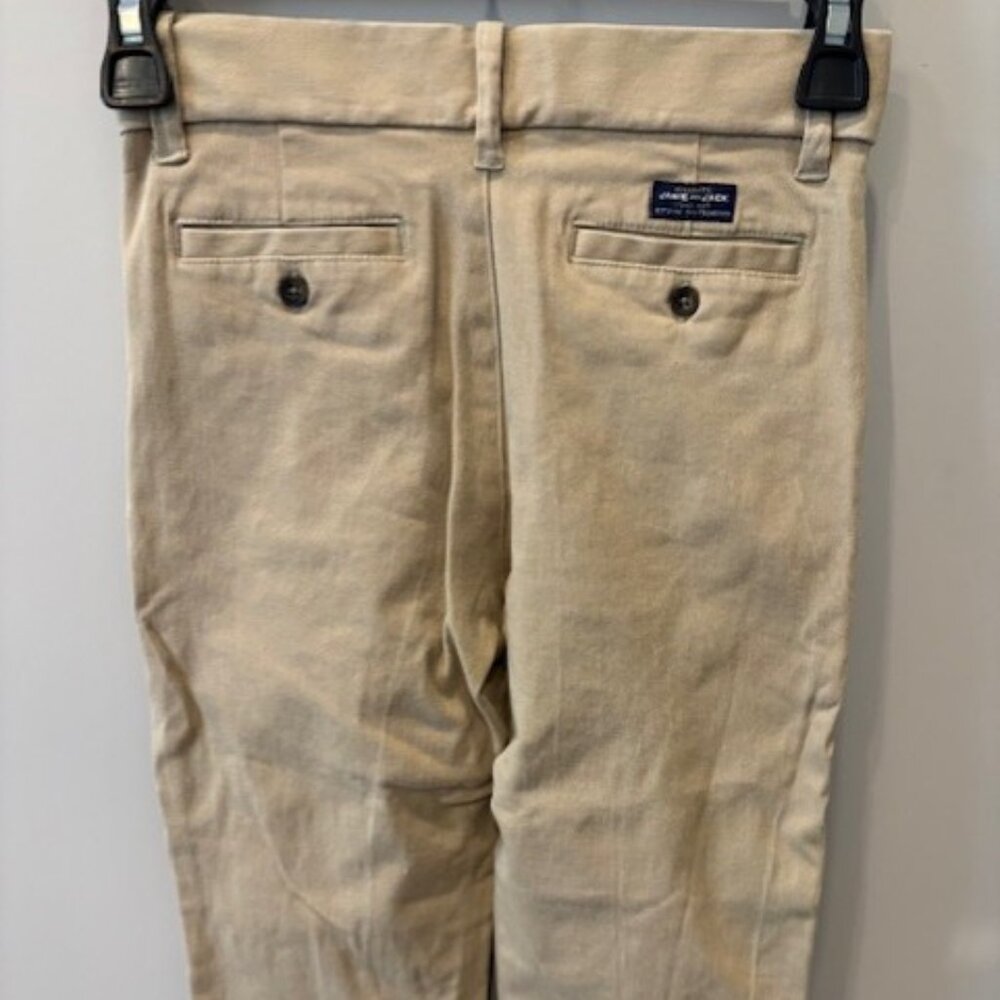 Janie and Jack Tan Twill Pants - Size 7 - Picture 2 of 3